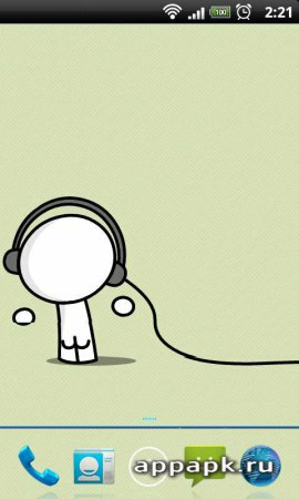 Shaking Booty Live Wallpaper веселые живые обои с человечеком