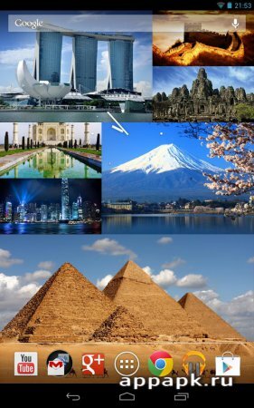 Photo FX Live Wallpaper 3.2.3 программа для создание живых обой из собственных фотографий