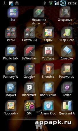 Go Launcher EX Sexy Girls лаунчер с красивой девушкой для андроид