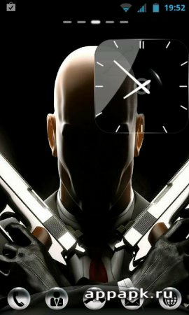 Hitman GO Launcher EX лаунчер для андроид по игре Хитмен