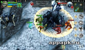 Heroes of Order and Chaos онлайн игра похожая на DOTA