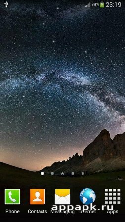 Night Sky Live Wallpaper обои ночного неба